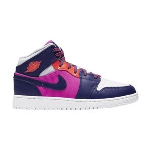 Air Jordan 1 mid GS fire pink